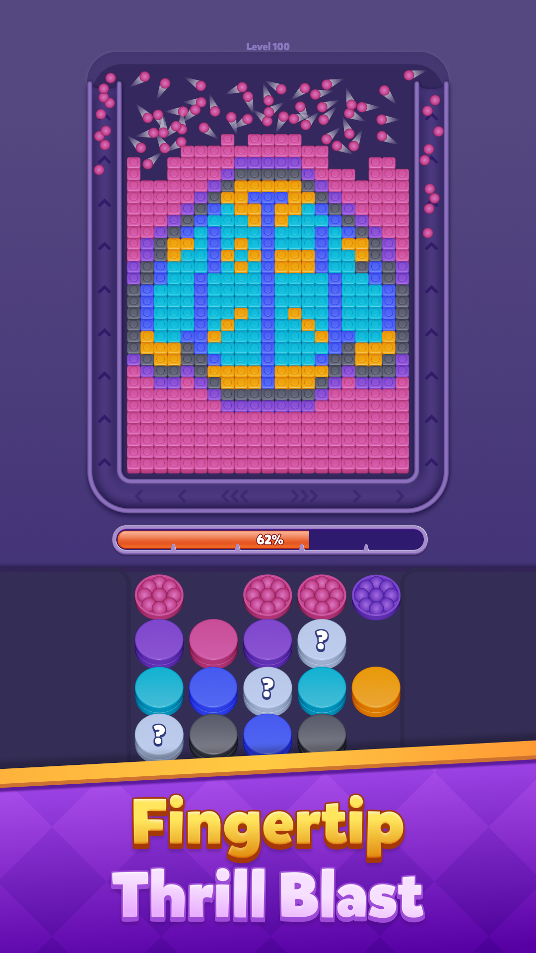 Crush Blocks - 3D Physics gameplay screenshot 3