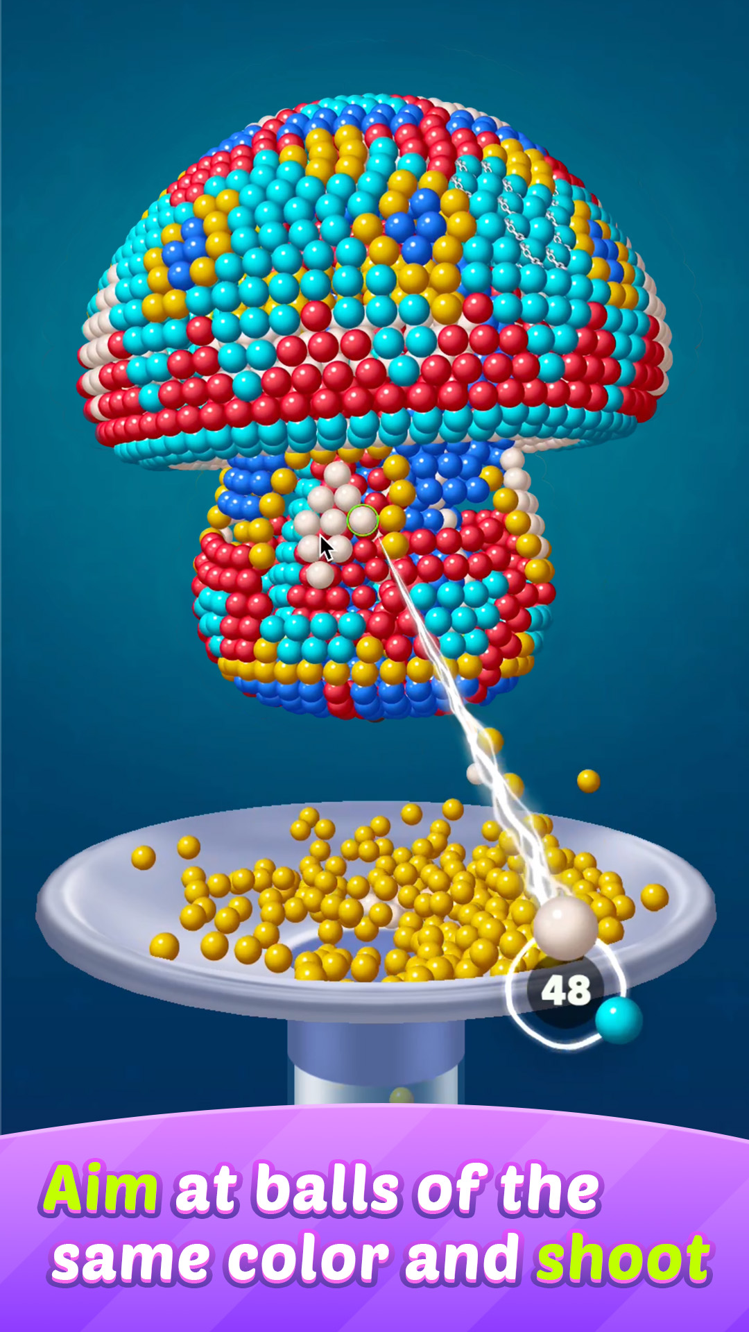 Pocket Marble: 3D Bubble World gameplay screenshot 1